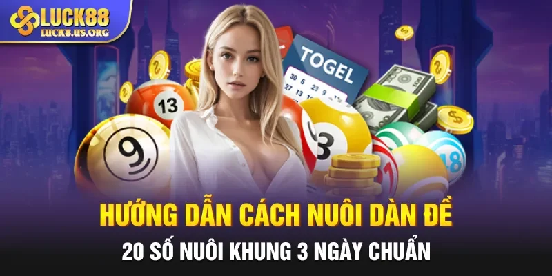 cách nuôi dàn đề 20 số nuôi khung 3 ngày chuẩn